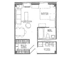 Vineville Christian Towers in Macon, GA - Foto de edificio - Floor Plan