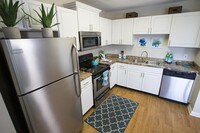 Our updated kitchens include stainless steel appliances and plenty of cabinet space. - The Legends at Lake Murray Apartments in Columbia, South Carolina