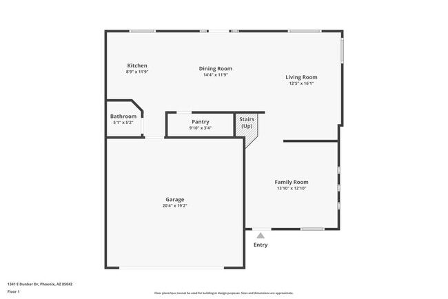 1341 E Dunbar Dr in Phoenix, AZ - Foto de edificio - Building Photo