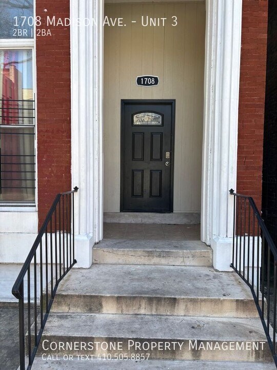 1708 Madison Ave in Baltimore, MD - Building Photo
