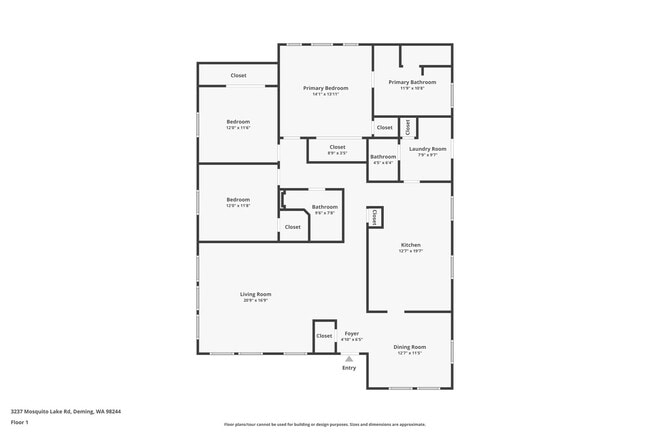 property at 3237 Mosquito Lake Rd