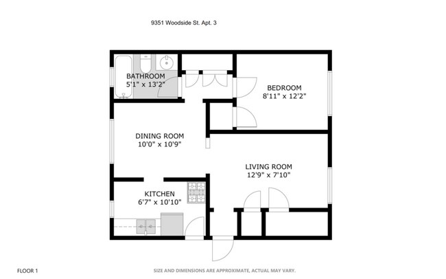 9351 Woodside St-Unit -3 in Detroit, MI - Foto de edificio - Building Photo