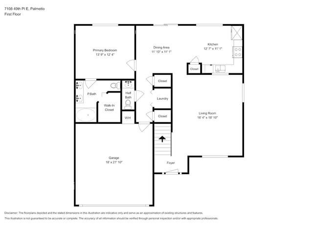 7108 49th Pl E in Palmetto, FL - Foto de edificio - Building Photo