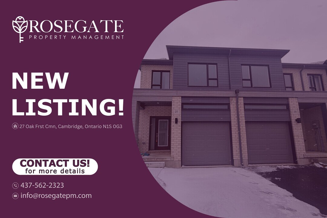 Pet-Friendly 4-Bedroom Detached Home with Garage & Backyard in Cambridge in Cambridge, ON - Building Photo