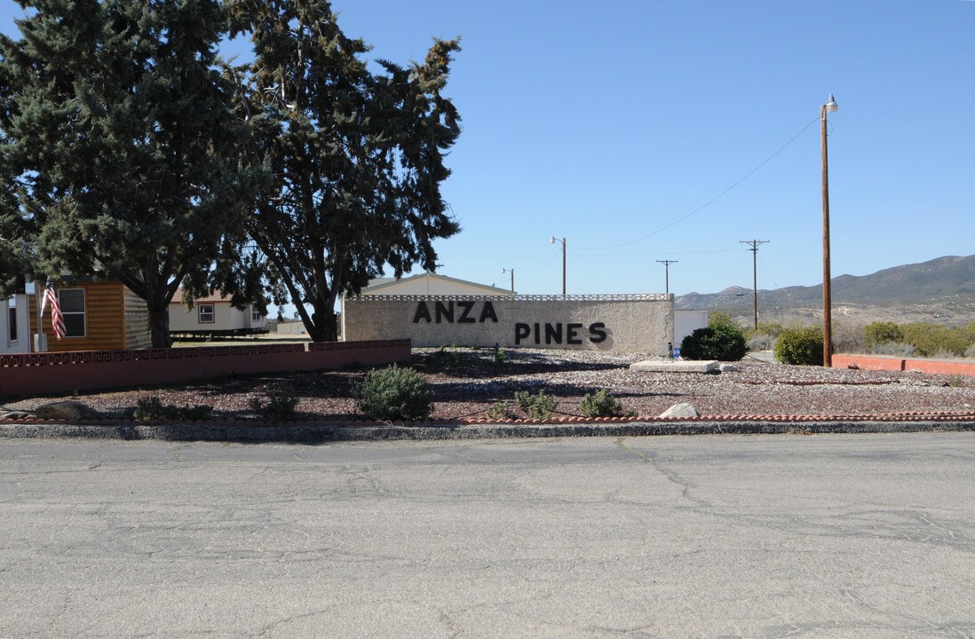 Anza Pines Mobile Home Park in Anza, CA - Building Photo