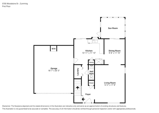 5755 Woodstone Dr in Cumming, GA - Foto de edificio - Building Photo