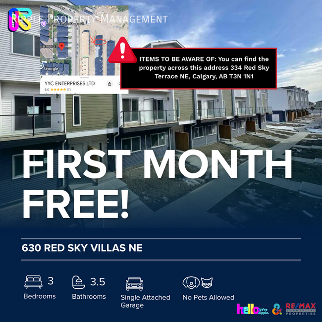 property at 630 Red Sky Way NE
