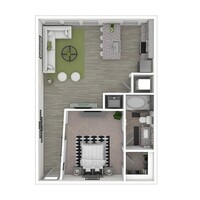 The Addison One15 in Charlotte, NC - Foto de edificio - Floor Plan