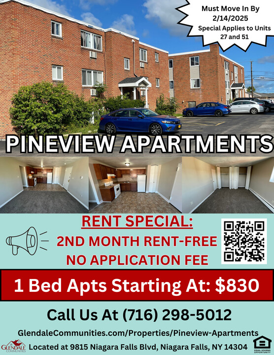 Pineview Apartments in Niagara Falls, NY - Foto de edificio