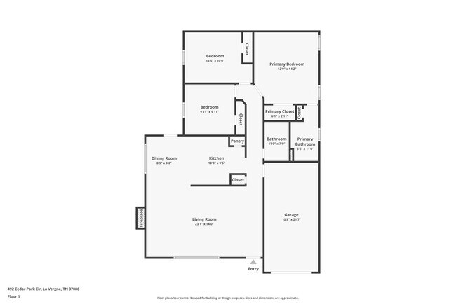 492 Cedar Park Cir in La Vergne, TN - Building Photo - Building Photo