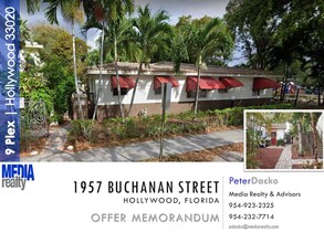 1857-1859 Buchanan St in Hollywood, FL - Building Photo - Building Photo