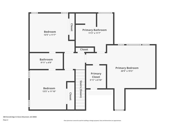 488 Stonebridge Ct in Stone Mountain, GA - Foto de edificio - Building Photo