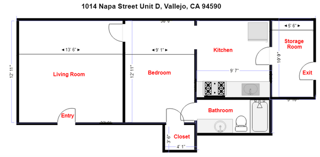 1014 Napa St in Vallejo, CA - Building Photo - Building Photo