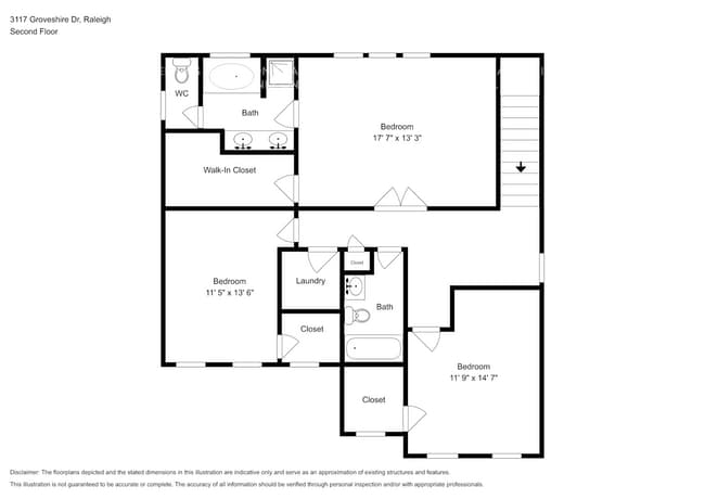 3117 Groveshire Dr in Raleigh, NC - Foto de edificio - Building Photo