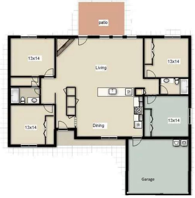 2214 Amelia Cir in Tallahassee, FL - Building Photo - Building Photo