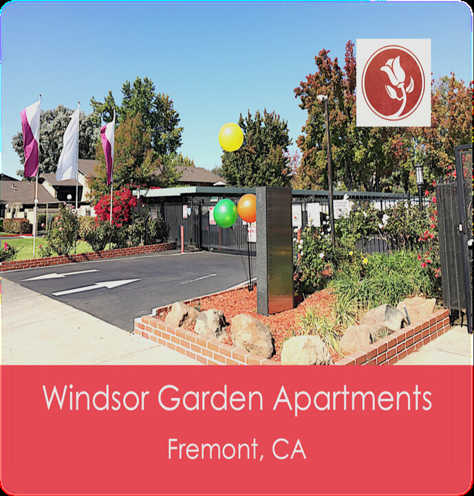 Windsor Garden Apartments in Fremont, CA - Foto de edificio