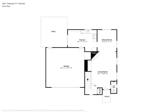 3521 Tidewater Pl in Fairfield, CA - Foto de edificio - Building Photo