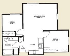 Willamette Court Apartments in Federal Way, WA - Foto de edificio - Floor Plan