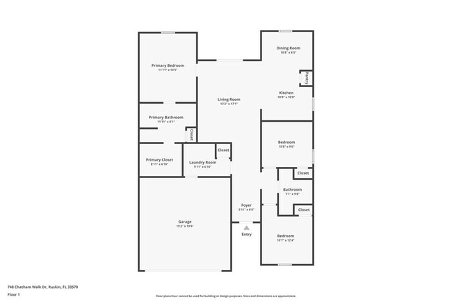 748 Chatham Walk Dr in Ruskin, FL - Foto de edificio - Building Photo