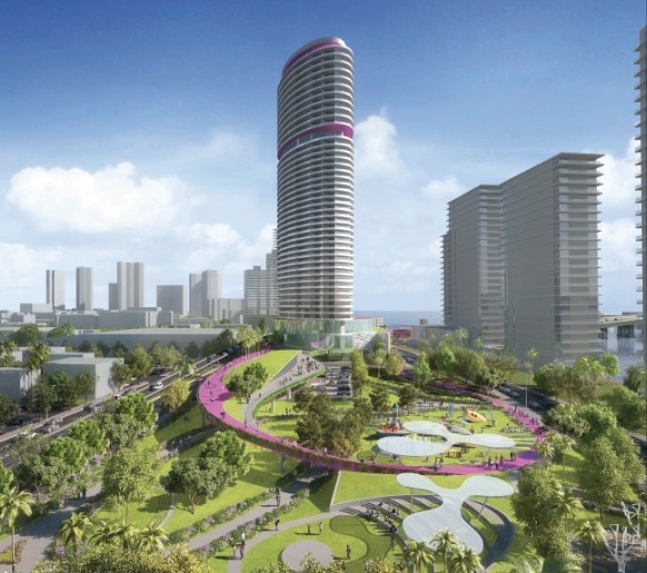 Five Park in Miami Beach, FL - Foto de edificio - Building Photo