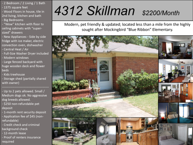 4312 Skillman St in Dallas, TX - Building Photo