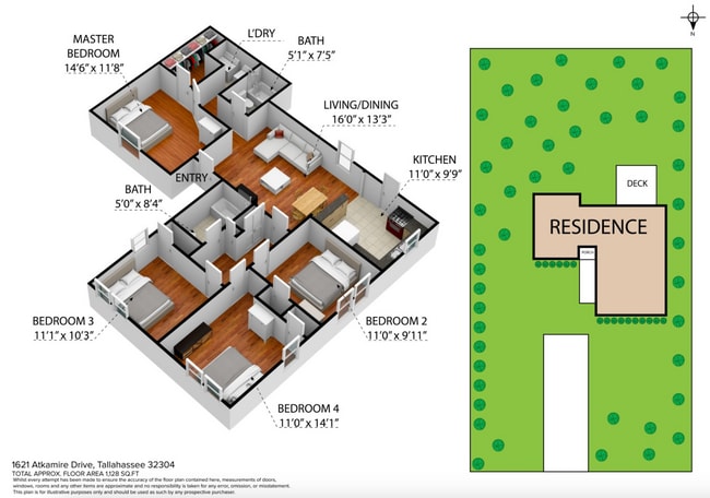 1621 Atkamire Dr in Tallahassee, FL - Building Photo - Building Photo
