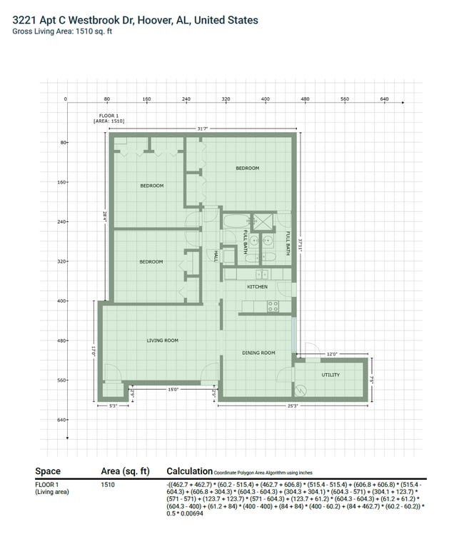 3221 Westbrook Dr, Unit Apart C in Birmingham, AL - Foto de edificio - Building Photo