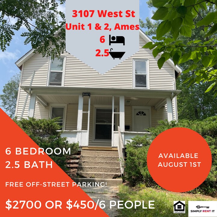 3107 West St in Ames, IA - Foto de edificio