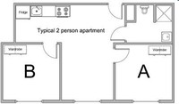 Stiles Hall in Philadelphia, PA - Foto de edificio - Floor Plan