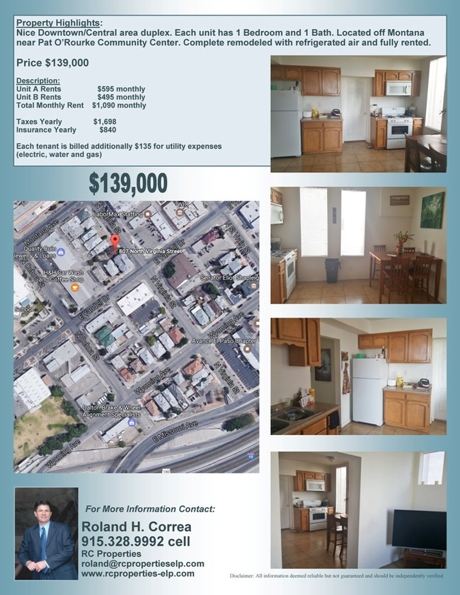 807 N Virginia St in El Paso, TX - Building Photo - Building Photo