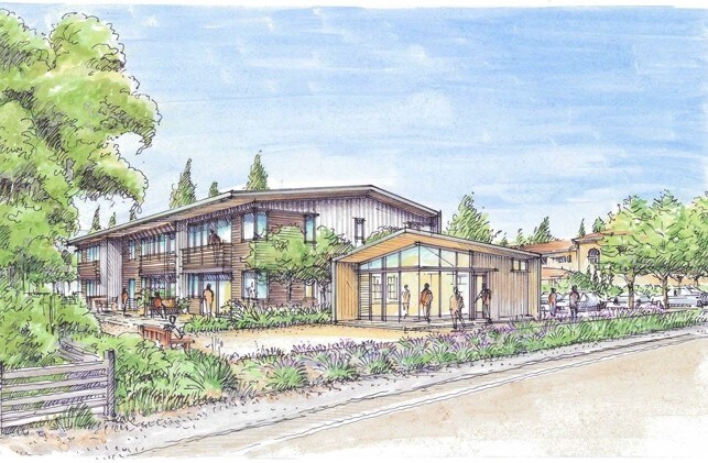 Healdsburg Family Apartments in Healdsburg, CA - Building Photo
