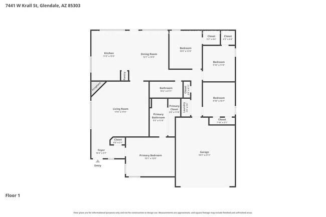 7441 W Krall St in Glendale, AZ - Foto de edificio - Building Photo