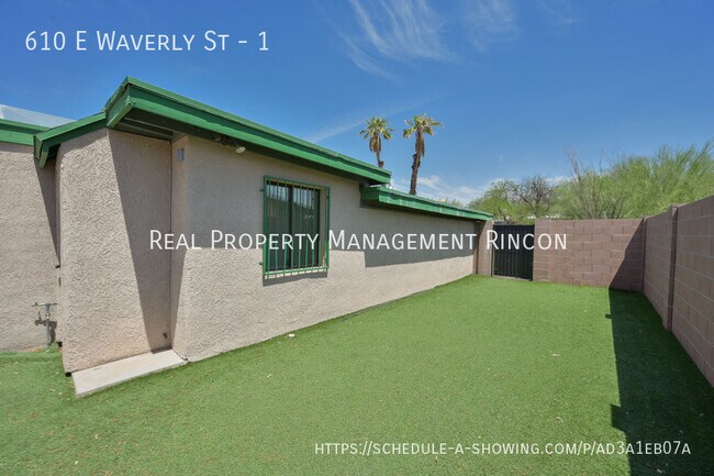 610 E Waverly St-Unit -1 in Tucson, AZ - Foto de edificio - Building Photo