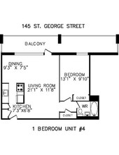 Prince Arthur Apartments in Toronto, ON - Building Photo - Floor Plan