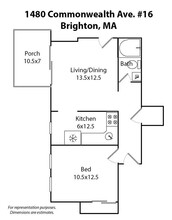 1480 Commonwealth Ave in Boston, MA - Building Photo - Building Photo