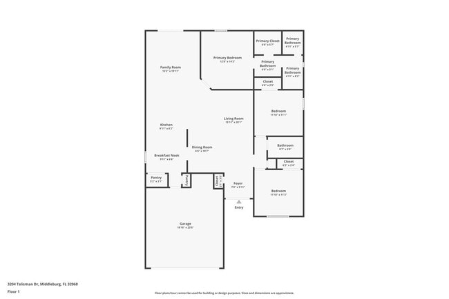 3204 Talisman Drive in Middleburg, FL - Foto de edificio - Building Photo
