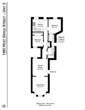 1454 W Grace St, Unit 3D in Chicago, IL - Building Photo - Building Photo