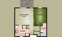 Pleasant Valley Gardens in Plain City, OH - Foto de edificio - Floor Plan