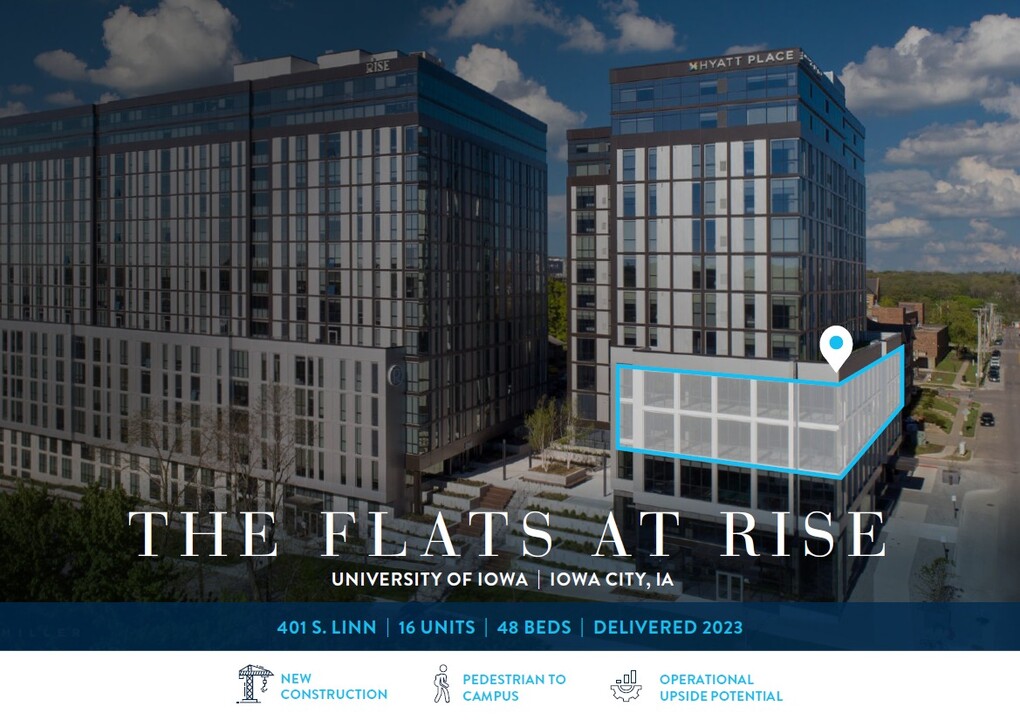 The Flats at Rise in Iowa City, IA - Building Photo