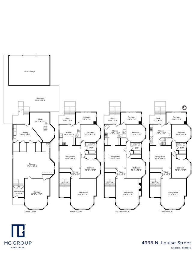 4935 Louise St in Skokie, IL - Building Photo - Building Photo