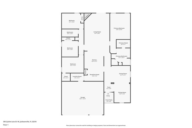 3812 Juliet Leia Cir W in Jacksonville, FL - Building Photo - Building Photo