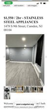 1478 S 9th St, Unit 2 Bedroom 1 Bath in Camden, NJ - Foto de edificio - Building Photo