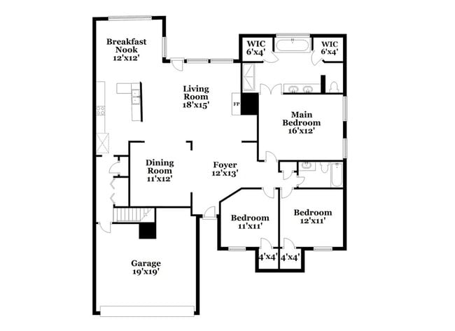 1626 Brentwood Trce in Southaven, MS - Foto de edificio - Building Photo