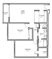 Centennial Apartments in Los Angeles, CA - Foto de edificio - Floor Plan