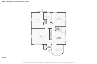 15804 Throckley Ave in Cleveland, OH - Foto de edificio - Building Photo