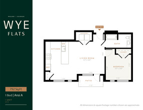 WYE Flats in Boulder, CO - Building Photo - Floor Plan