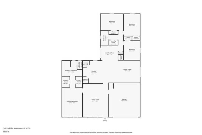 742 Paris Dr, Unit 1208 in Kissimmee, FL - Building Photo - Building Photo