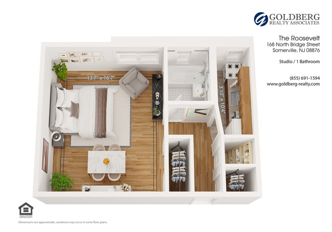 The Roosevelt in Somerville, NJ - Building Photo - Floor Plan