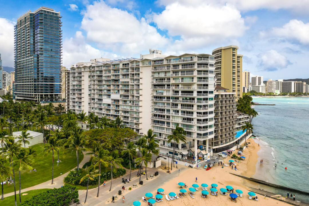 Waikiki Shore Condo in Honolulu, HI - Building Photo