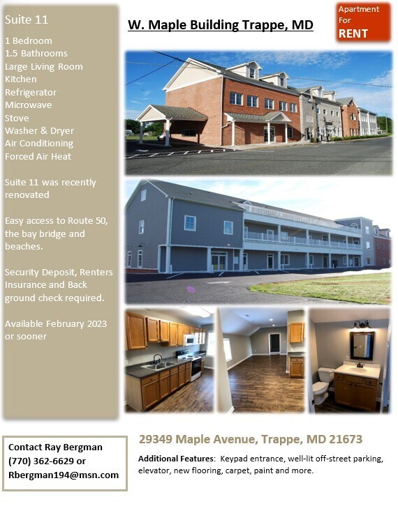 29349 Maple Ave Rentals in Trappe, MD